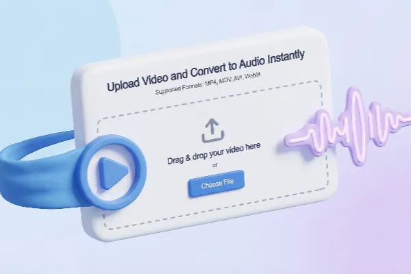 How to turn a screen recording into an audio file